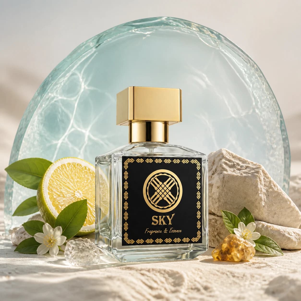 Ferah mineral notalarla Sky unisex parfümü
